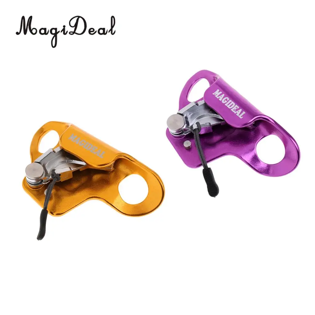 MagiDeal 120KN Aluminum Chest Ascender Fix 8~13mm Rope Rappelling Rock Climbing Equipment Mountaineering Caving Smooth Ascent