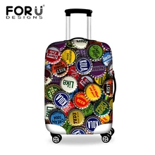 FORUDESIGNS/ Дизайн Аксессуары для путешествий Водонепроницаемый Анти-пыль багаж защитный чехол для 18''-30''чемодан дождевик