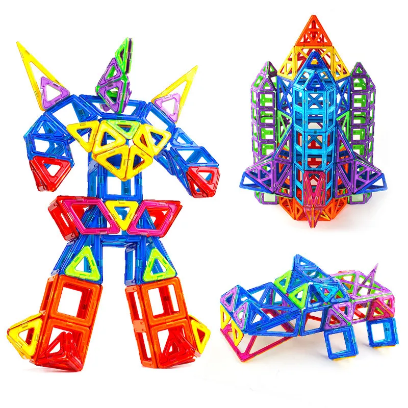 

80PCS magnetic building blocks baby toys Model & Building Toys Brick designer Enlighten Bricks magnetic toys model building kits