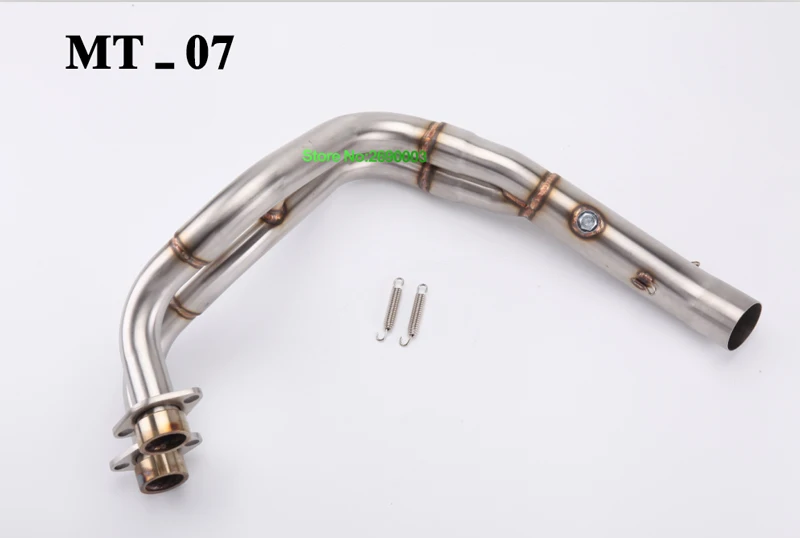 

Motorcycle Stainless Steel MT-07 exhaust pipe front section/modified front section MT-07 exhaust pipe middle section Link Pipe