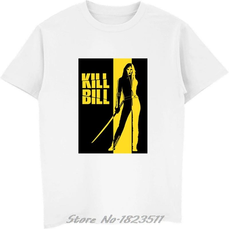 Мужская футболка с принтом фильма wallmia Pulp нимация крутая Квентин Тарантино Kill Bill