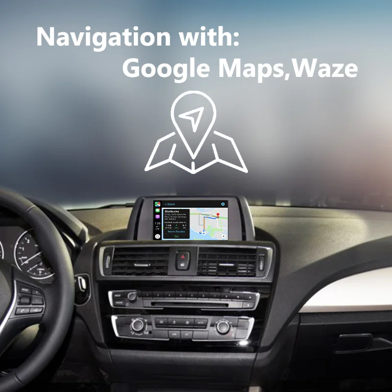 Joyeauto wifi беспроводная Apple Carplay Модифицированная 1 серия F20 NBT 2013- для BMW Поддержка камеры заднего вида Waze Spotify Google maps
