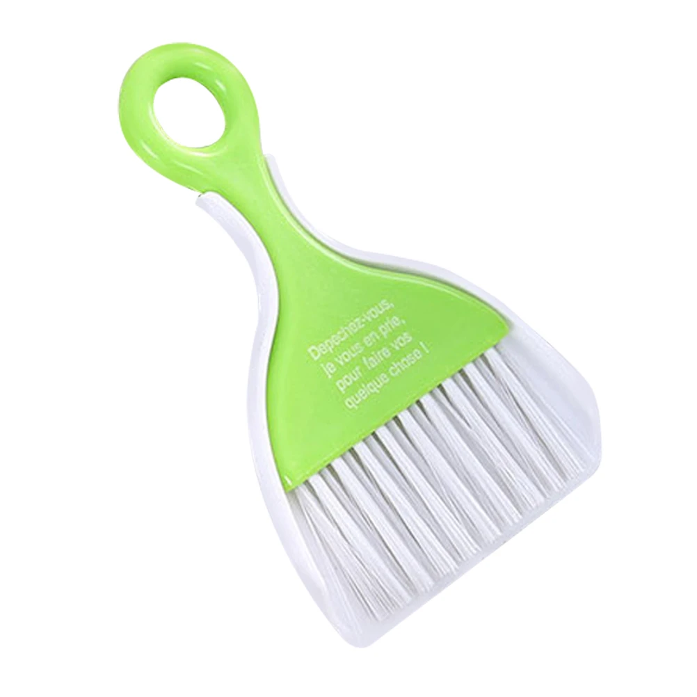 Small Desktop Sweeper Cleaning Brush Small Broom Dustpan Set (Random