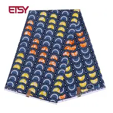 Анкара африканская полиэфирная восковая ткань новая bintarealWax Высококачественная 6 ярдов африканская ткань для вечерние платья FP6053