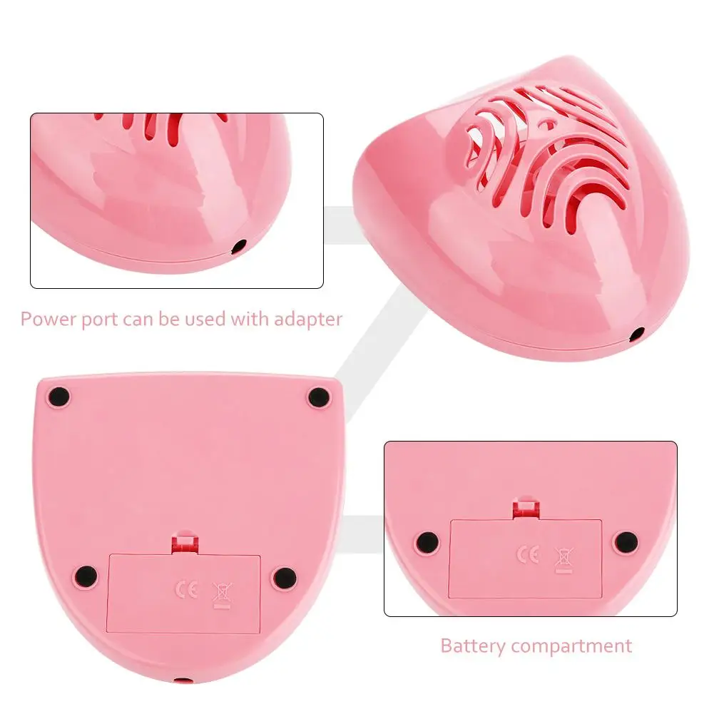 ABS plastic 2 Colors Portable Nail Dryer Fan Mini Nail Art Drying Tools Nail Polish Air Dryer Blower Fan Manicure Pedicure Tools