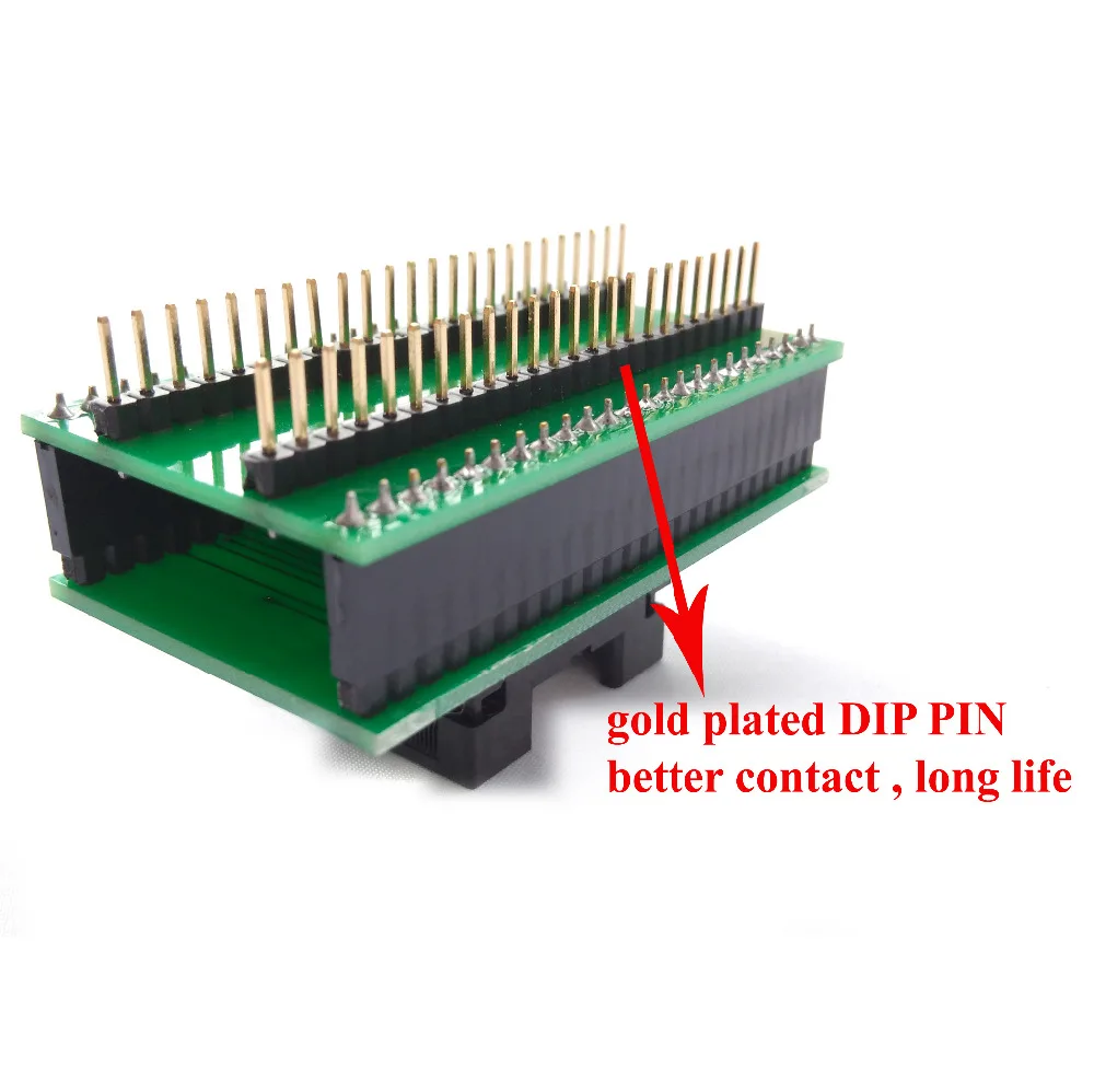 TSOP48 к DIP48 гнездо адаптера TSOP48 к DIP 48 TSOP 48 USB программист