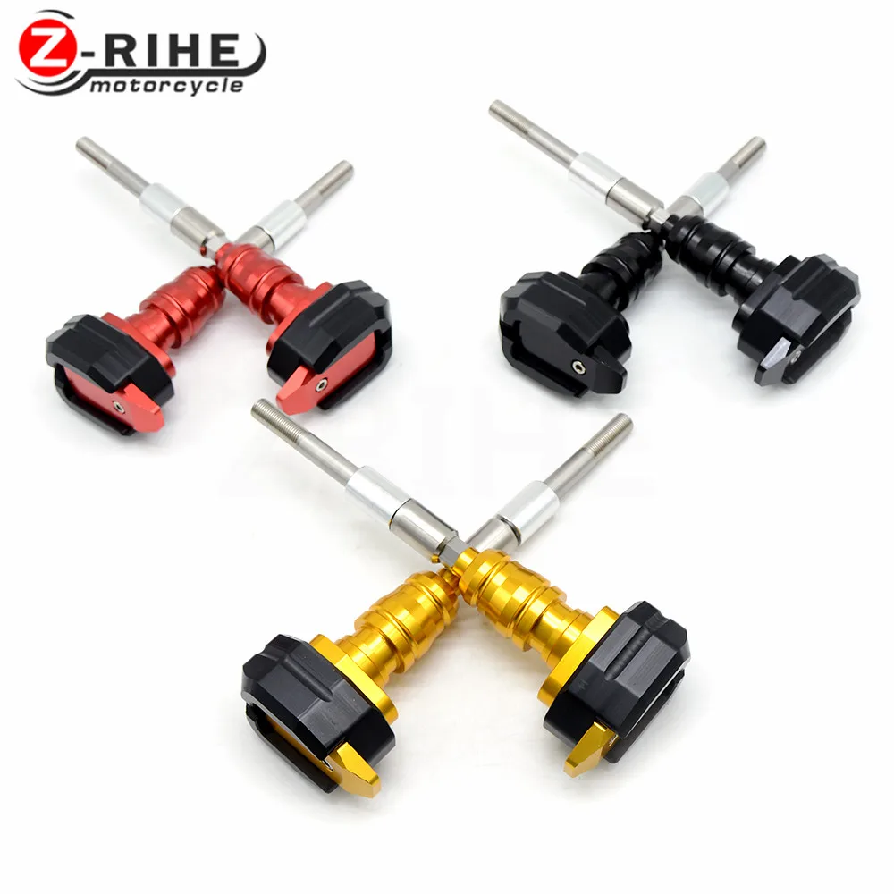 1 Pair Motorcycle Frame slider Engine protection Aluminum Alloy motor Falling Protection For
