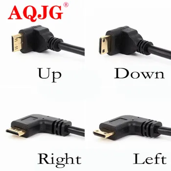 

Mini hdmi Male to HDMI Female Adapter Converter Extender 90 Degree Right Left Up Down Angle for1080P HDTV PC HDMI Adapter