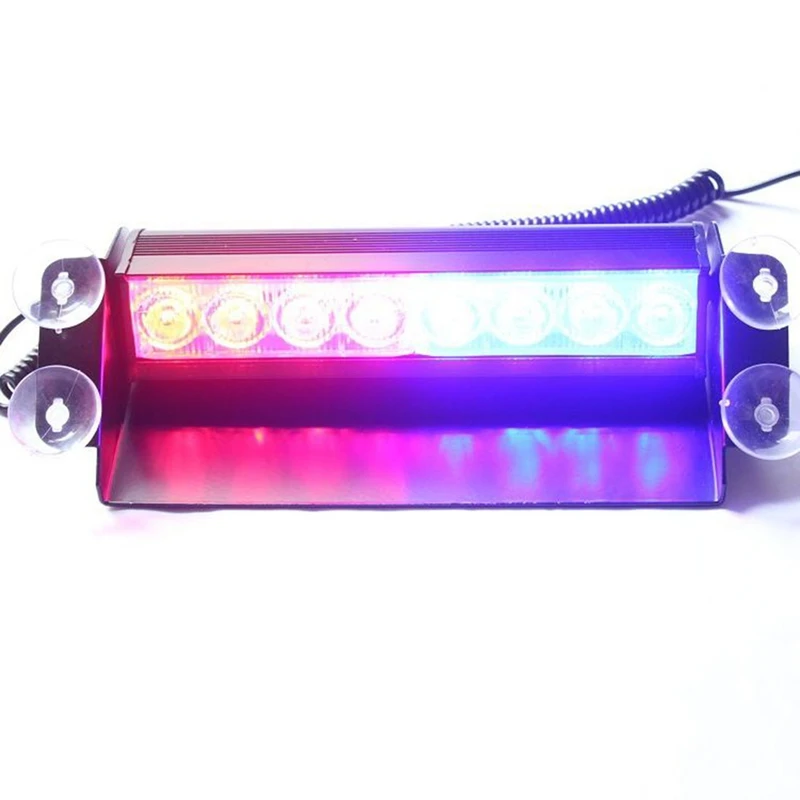 

1pc Led Car Sun Visor strobe light flashing modes Autos flash light safety fog lamp Daytime Light Styling Accessories