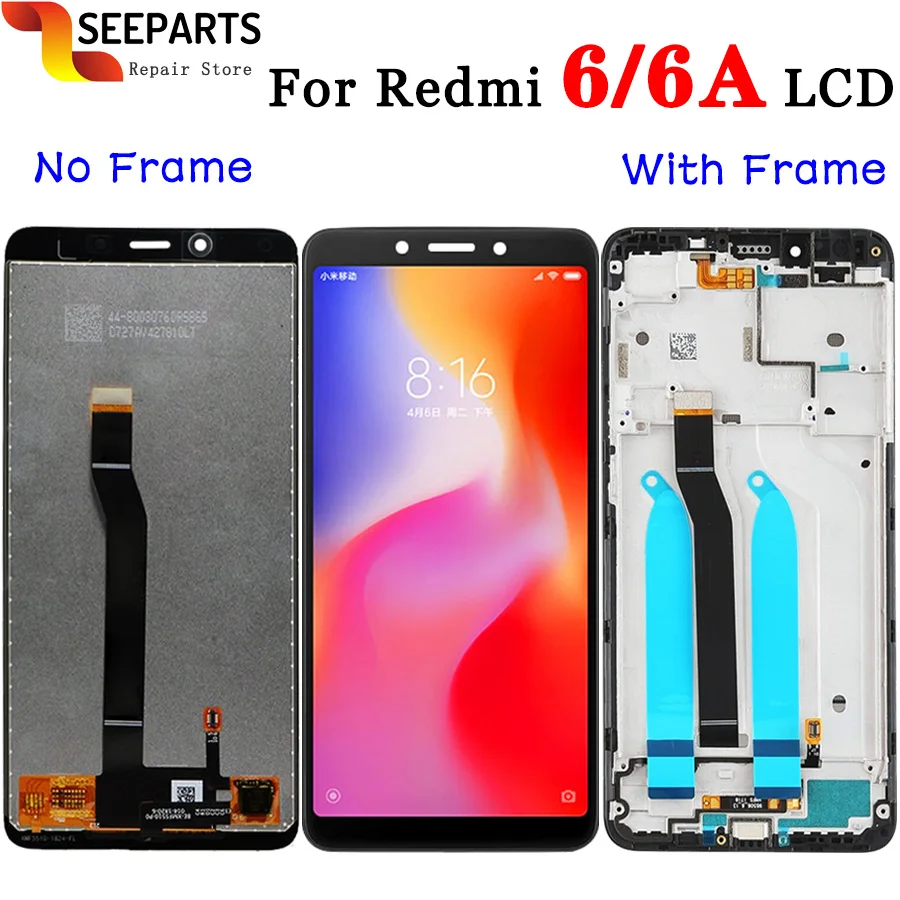 ЖК дисплей для Xiaomi Redmi 6A с дигитайзером в сборе сенсорный экран 5 45 дюйма XiAOMI