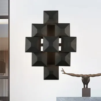 

Nordic Home Bedside LED Wall Lamp Neo-classical Creative Restaurant Bedroom Living Room Cafe Asile Rotating Lamp Free Shipping