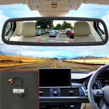 

2 in 1 Parking Assistance Car Rear View Camera + 5'' TFT LCD Car Monitor car reverse parking mirror For Suzuki Neo Baleno Sedan