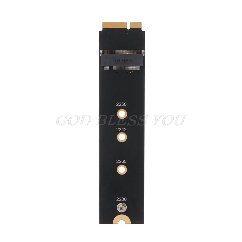 

M.2 NGFF SATA SSD Converter Adapter Card For Apple 2012 MacBook Air A1465 A1466