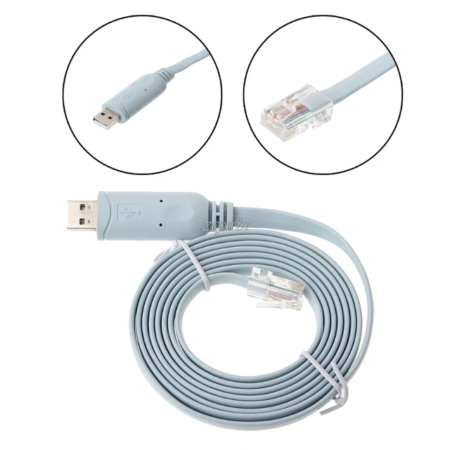 usb rs232 rj45 serial console cable for h3c 9306 huawi cisco