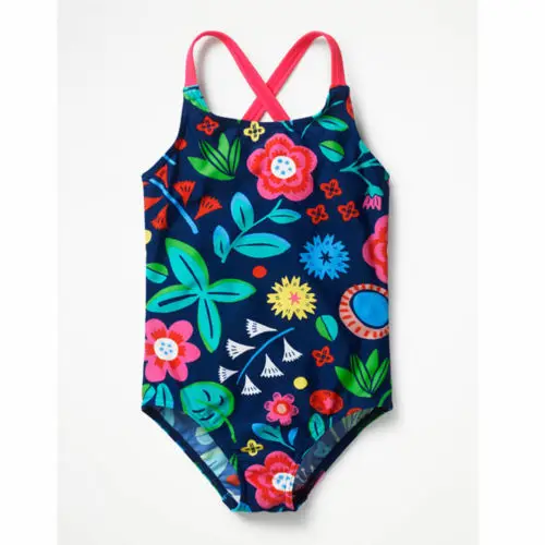 Summer Toddler Baby Girls Flower Swimsuit Swimwear Bathing Suit