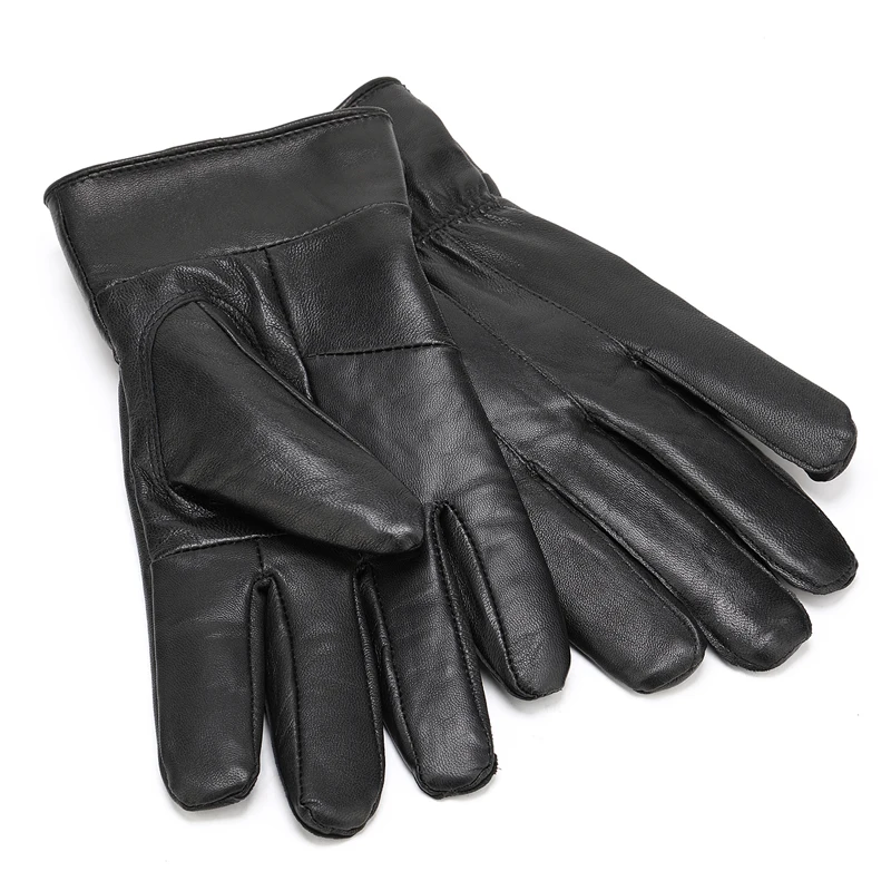 men's fitted leather gloves Long Keeper Mr Right Genuine Leather Gloves High Quality 2018 Man Winter Windproof luva Full Finger Glove Keep Warm guantes warm gloves for men