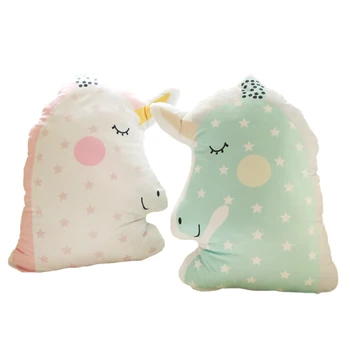 

1pc 50cm kawaii unicorn plush toy stuffed soft animal dolls for Baby Kids sleeping appease Bedroom Decoration birthday gift