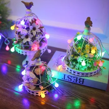 

Christmas Outdoor Fairy Light Holiday Lighting Small Ball LED String Lights Colorful/Warm White 1.5M 10LED 3M 20LED 6M 40LED