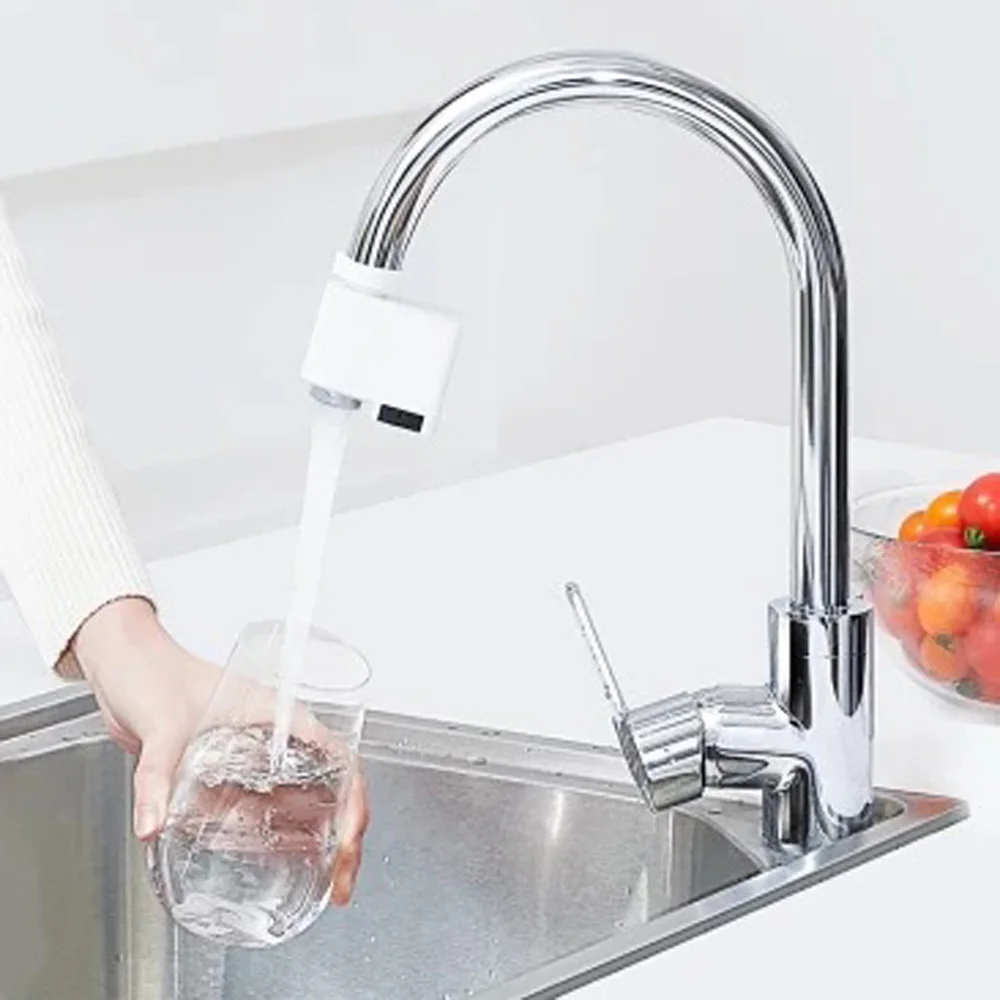 

Part Water Saver Sealed Ring Adapter Sensor White Household Kitchen Bathroom Smart Induction Device Tool Faucets