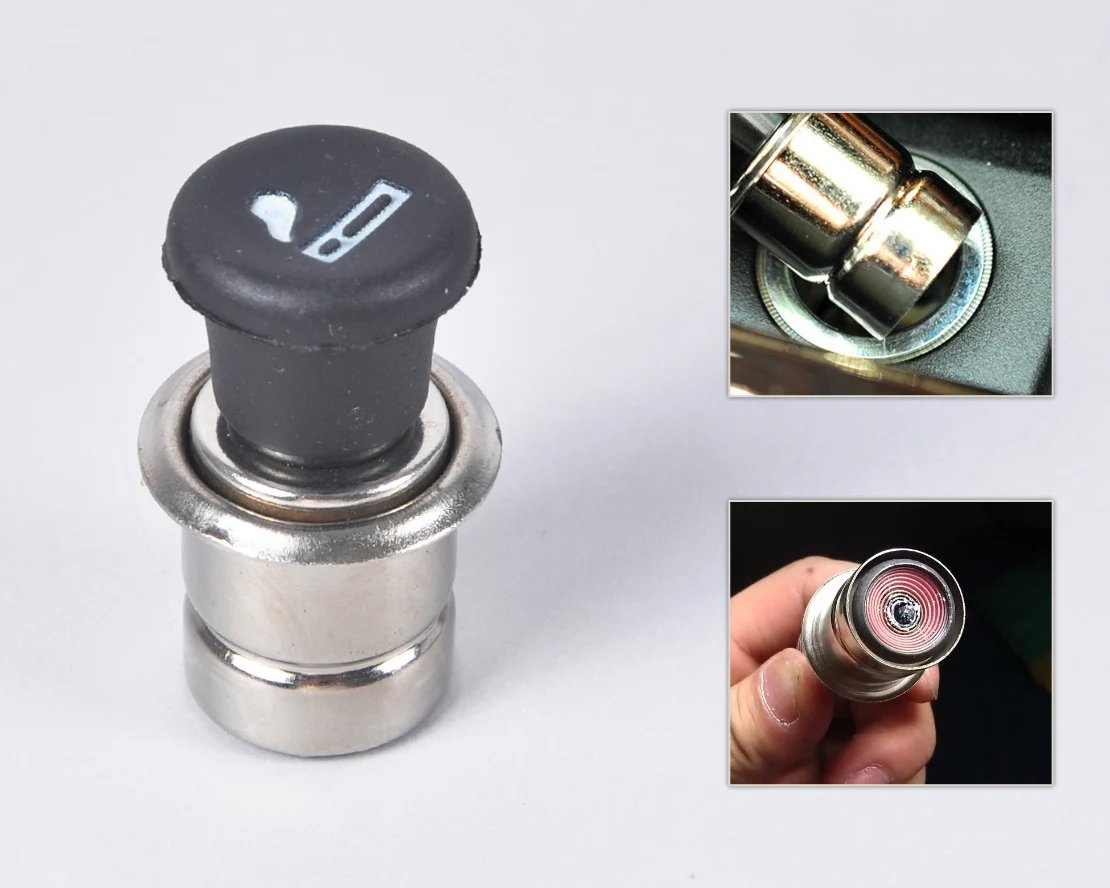 

DWCX new 12V Car Power Plug Socket Output 20mm Automatic Cigarette Lighter Ignition for VW Audi Ford Nissan Chevrolet Kia