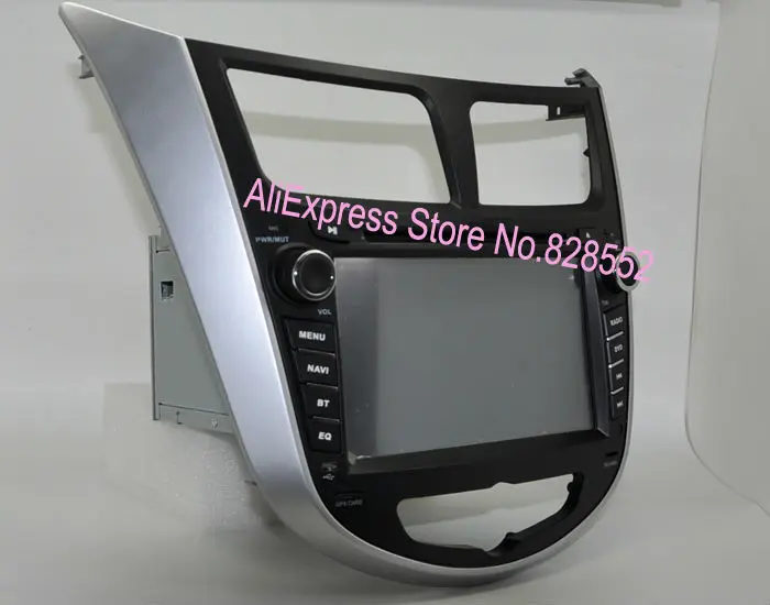 Top Free Shipping Two Din 7 Inch Car DVD Player For HYUNDAI/Verna/I25/Solaris With GPS Radio Bluetooth IPOD TV Free Maps 4