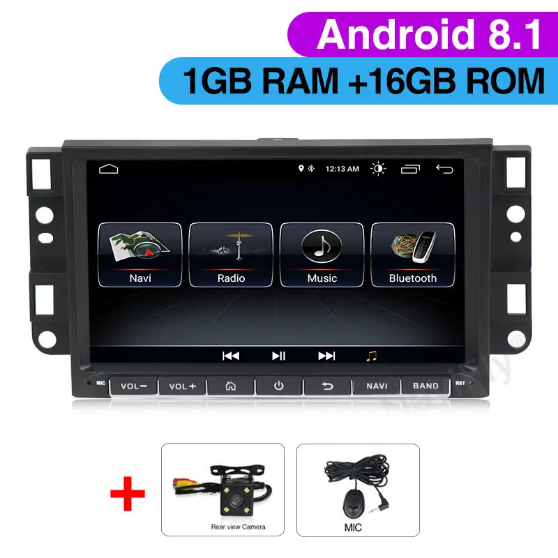 Free shipping Android 9.1 Car Radio Player multimedia for Chevrolet Aveo Epica Captiva Spark Tosca Kalos GPS Navigation WIFI RDS - Цвет: Car dvd Camera