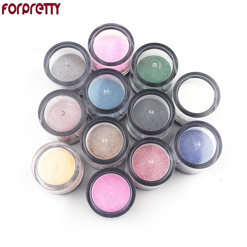 

Glitter Nail Art FORPRETTY Acrylic Powder Unha Nails Polvo Acrilico Colored Nagel Poeder Akril Pudra Poudre Acrylique Pour Ongle