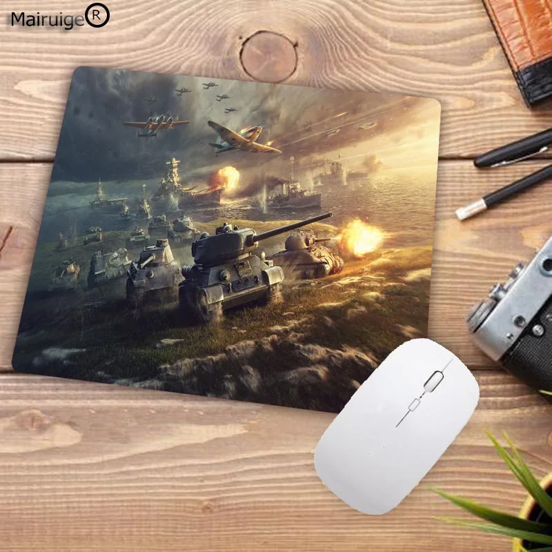 Mairuige Promotion Russia 220*180*2MM High Speed New World of Tanks Game Vintage Stylish Mouse Pad Gaming Rectangle Mousepad