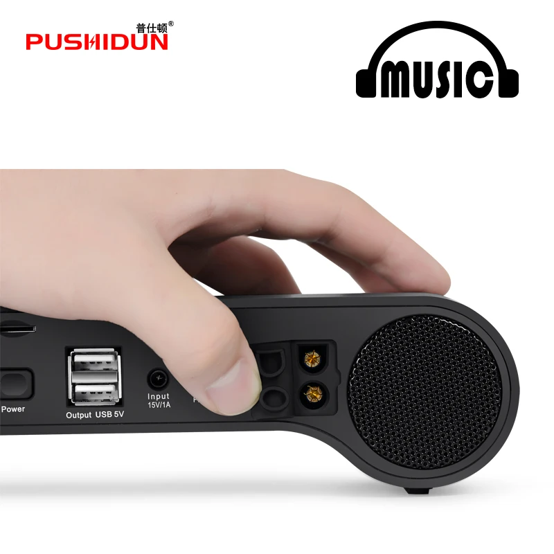 12V 12000mAh Car Jump Starter Car Charger Battery Bluetooth Speaker