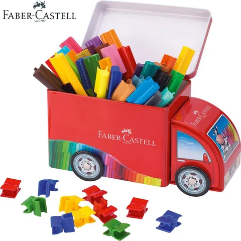 Marcador da Arte do Caminhão do Conector da Pena Ideal para Livros Adultos da Coloração das Crianças 33 da Aguarela da Ponta de Faber Castell Manga Quadrinhos Presente