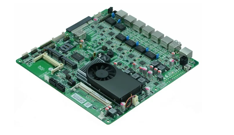Firewall motherboard N70SL supports Intel 1037U/1.80GHz Dual core processor with 6*USB/2*COM for 6 LAN