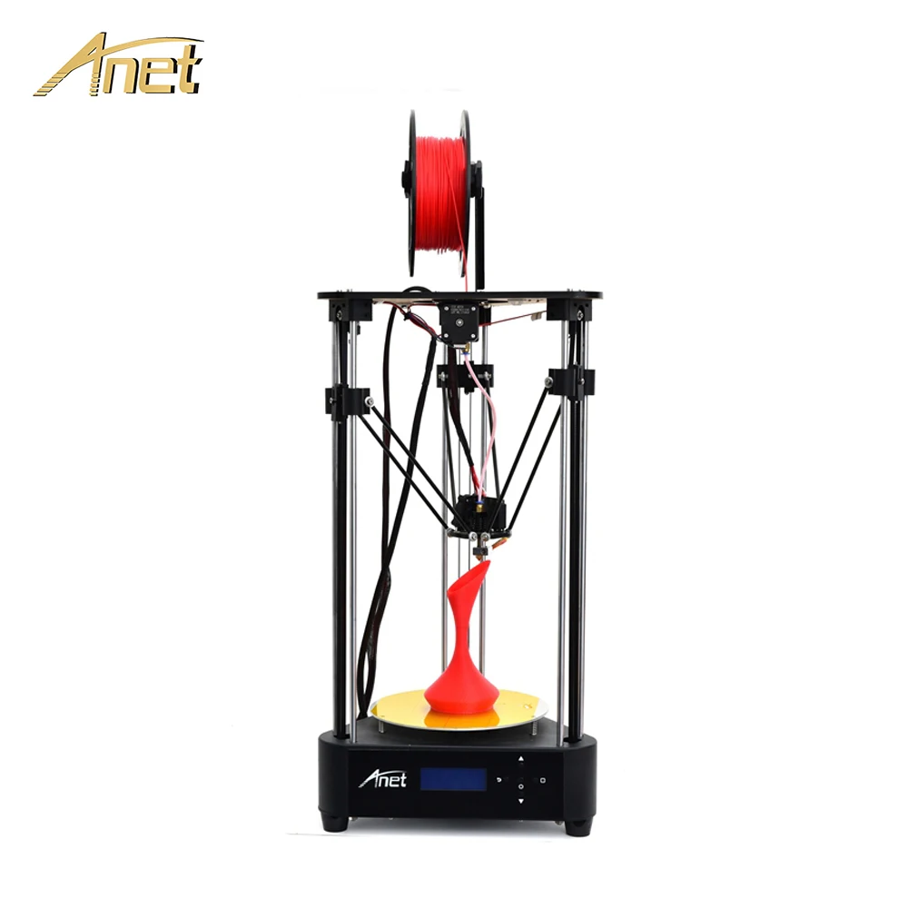 

Anet A4 3D Printer Kit DIY Delta Structure Pulley Version Linear Guide Printing Size 200x210mm Impresora 3D Drucke with Filament