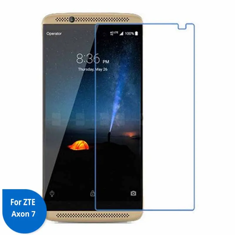 Для ZTE Axon 7 закаленное стекло 5 дюймов 9H 0 26 мм Защитная пленка для экрана A2017 A2017G A2017U