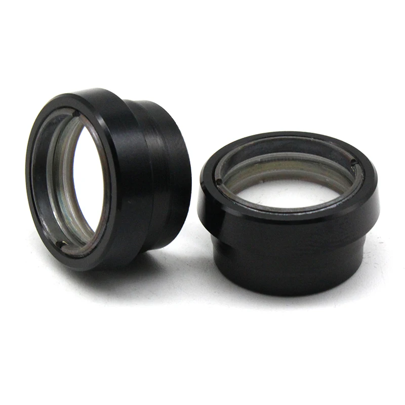 One pair Objective Built-in Lens for Stereo Microscope 2 Optical Lenses Microscope Accessories Objective Lens