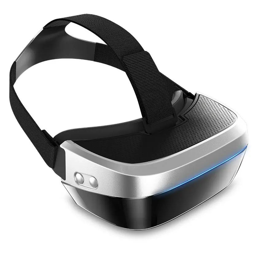 VR Box 3,0 профессиональные очки 46 для ПК HMD-518 3D частный мобильный кинотеатр 80 дюймов 640*360 8G rom Высокое разрешение двойные линзы