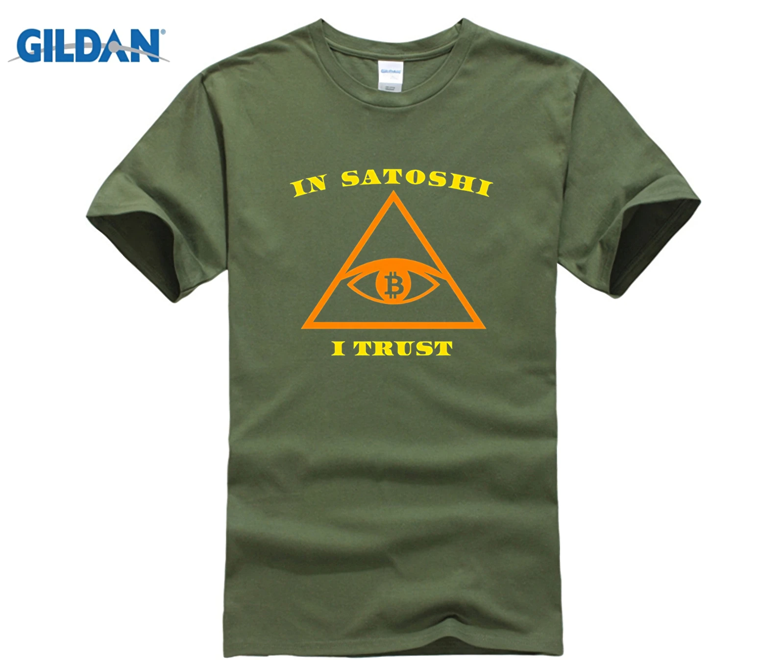 GILDAN In Satoshi Nakamoto I Trust Bitcoin CryptoCurrency teeshirts