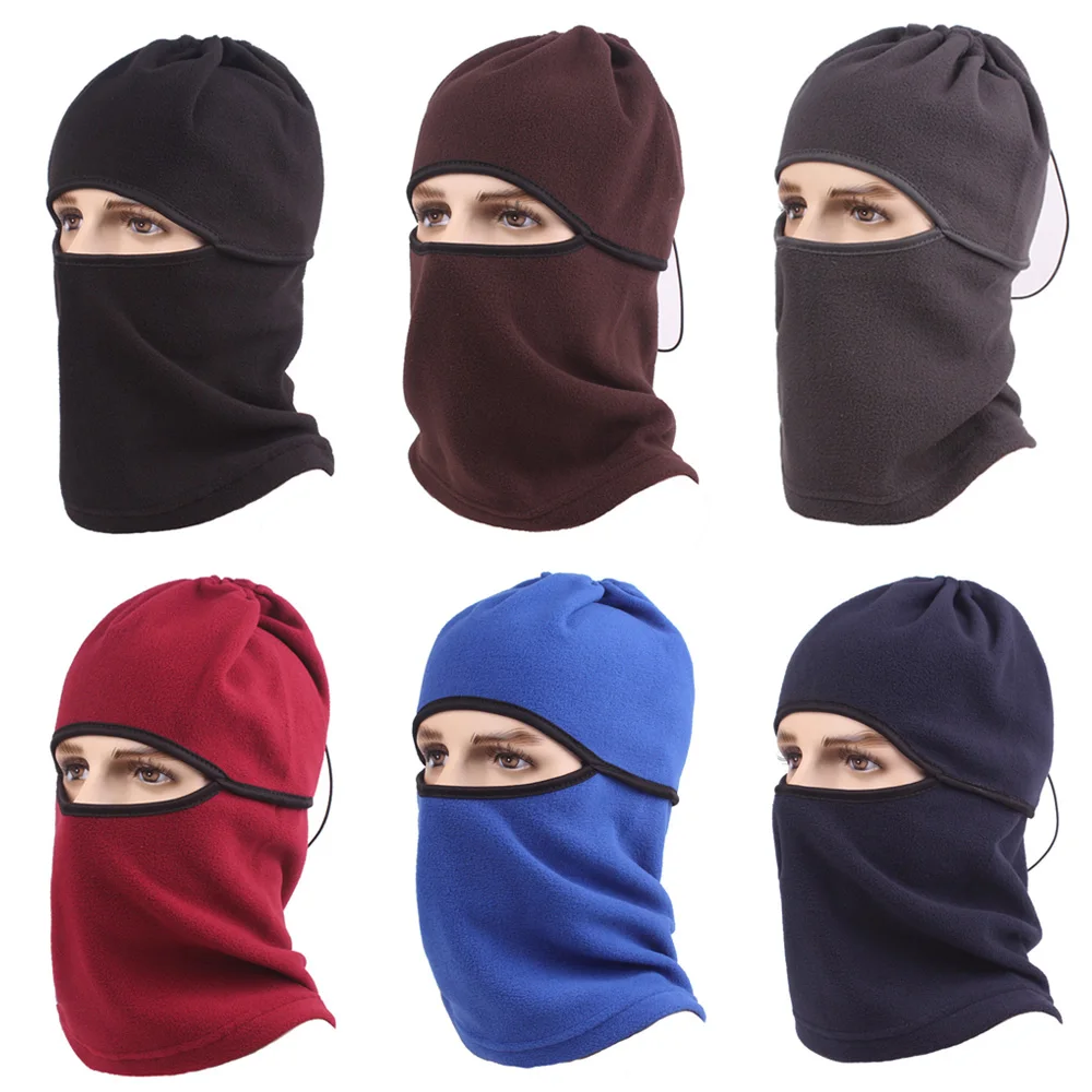 Men Balaclava Windproof Ski Face Mask Hat Winter Neck Warmer Fleece Cycling Cap HATCS0541in