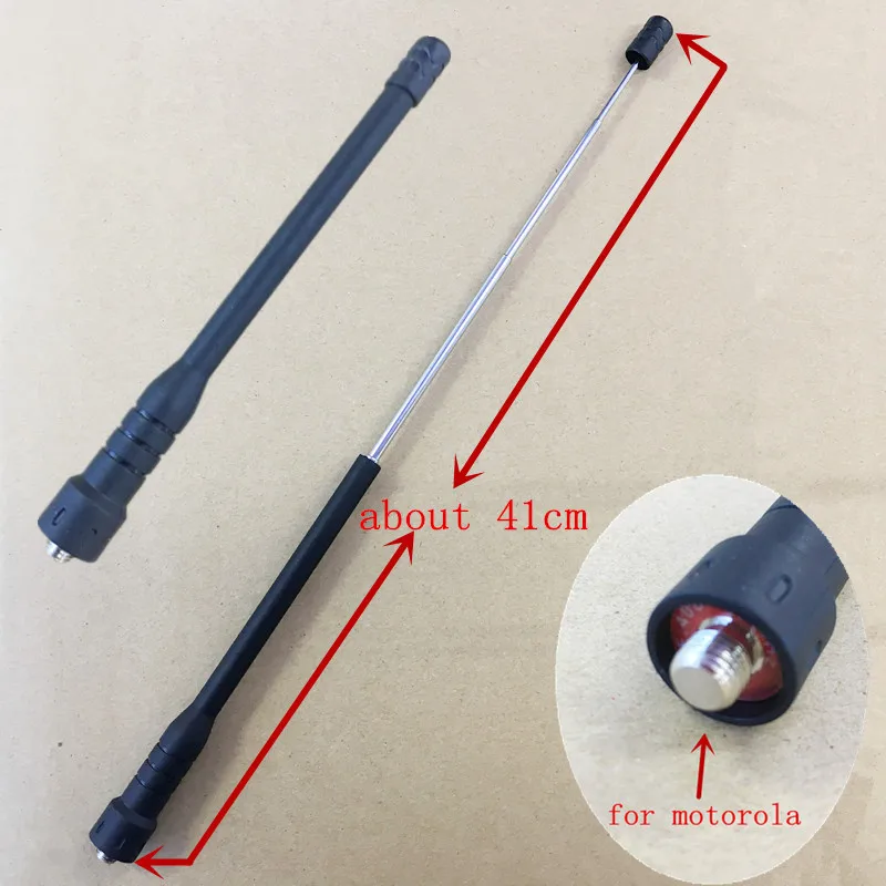 Telescope High Gain UHF 400 470mhz antenna for motorola gp328 gp338 ep450 gp340 gp388 gp344 cp040