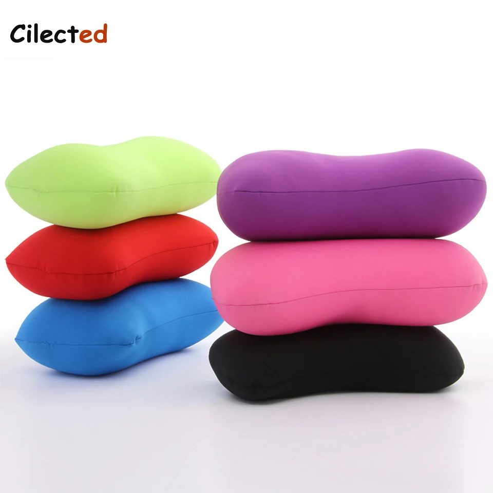 Cilected Solid Color Cute Nap Bone Pillow Foam Particle Neck Pillow