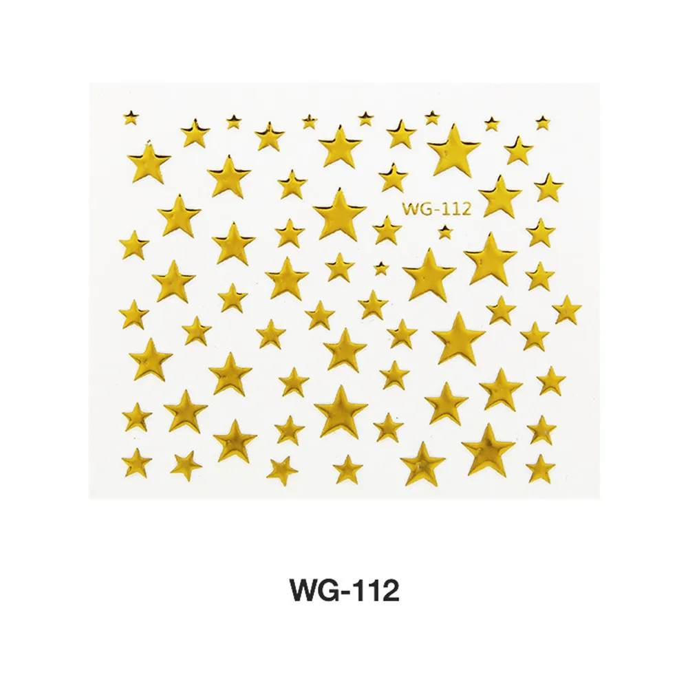 

Gold 3d Nail Art Stickers Hollow Decals Mixed Designs Nail Stickers Manicure Nail Art Decorations Water Transfer Stickers Tips