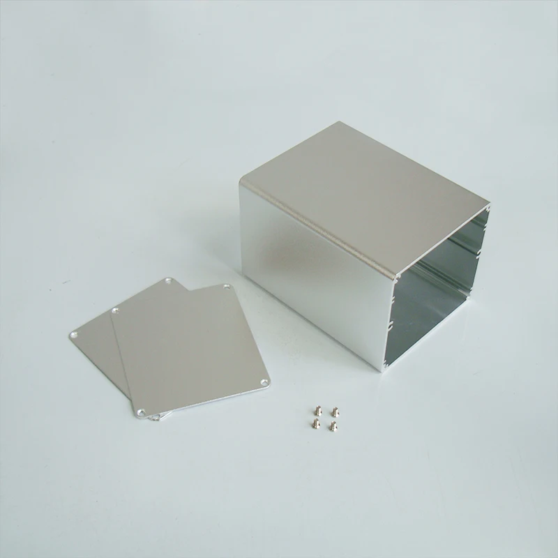 Алюминиевый корпус коробка PCB приборная коробка DIY электронный проект чехол 96,5 мм* 84 мм* 125 мм 8221