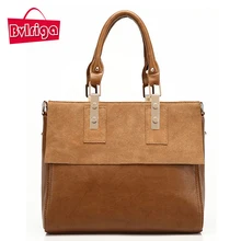 BVLRIGA Mujeres señoras de mate de cuero Genuino bolsos de las mujeres famosas marcas bolso de la vendimia mujeres messenger bags precio del dólar