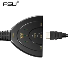 Высокоскоростной HDMI концентратор 3 порта к HDMI 4K* 2K Поддержка Switcher для HDTV HDV PS3 монитор SKY-STB