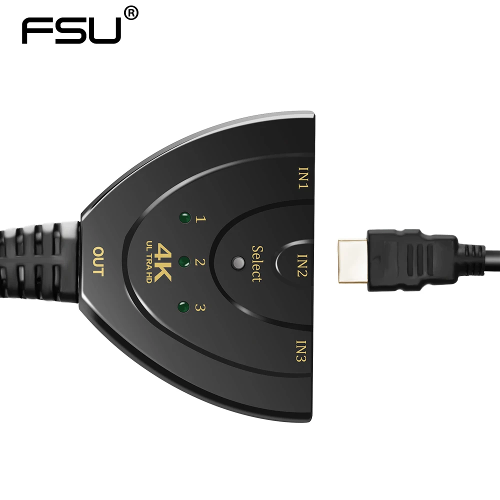 Buy High speed HDMI hub 3 port to HDMI 4K*2K support