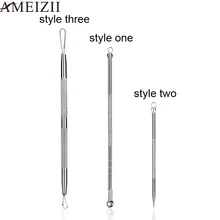 AMEIZII 1 шт. игла для удаления прыщей из нержавеющей стали для удаления черных точек лечение акне игла черная маска экстрактор акне
