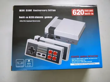 

upgrade mini Retro Video Game Console Built-in 620 Games 8 Bit PAL&NTSC Family TV handheld game player Double Gamepads