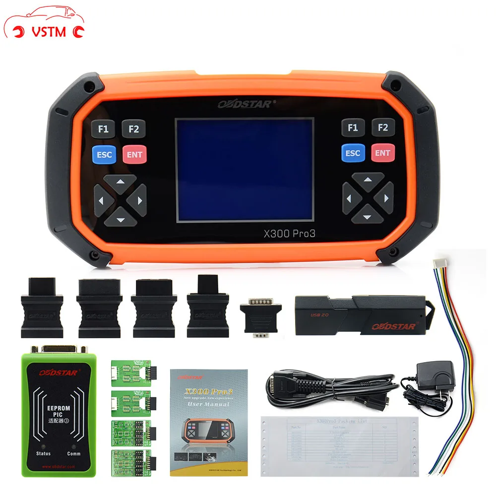 

Original OBDSTAR X300 PRO3 Key Master with Immobiliser + Odometer Adjustment +EEPROM/PIC+OBDII Keys Lost