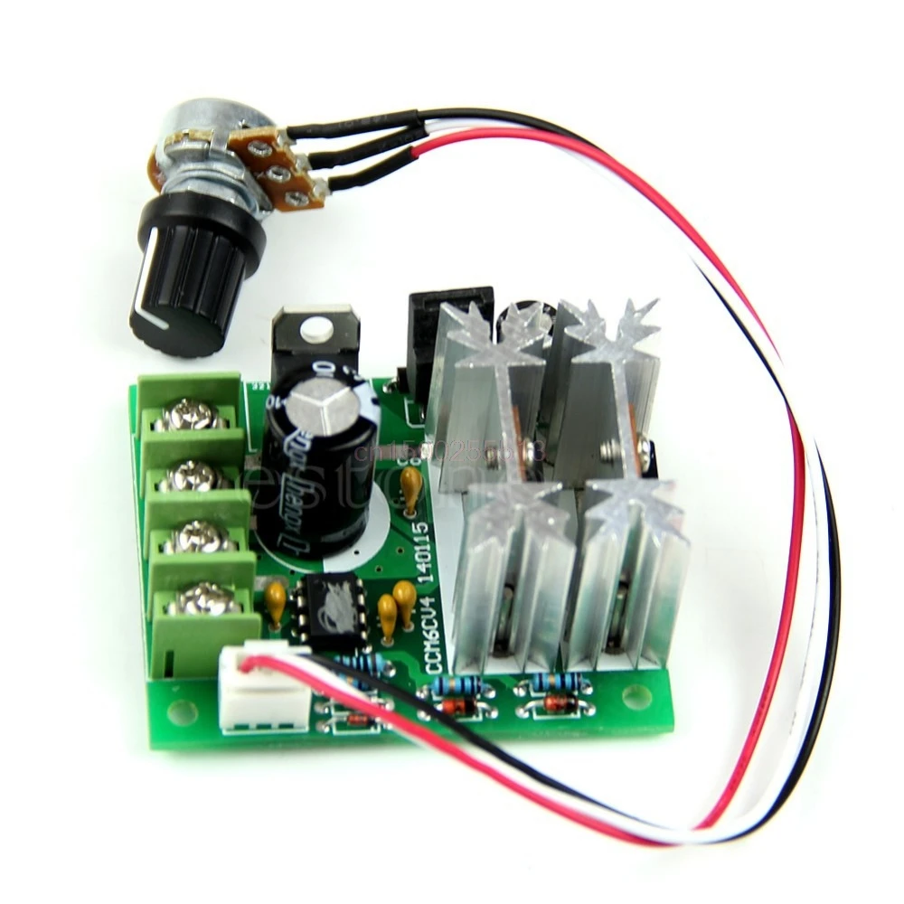 

6V/12/24V 10A Pulse Width Modulator PWM DC Motor Speed Control Switch Controller