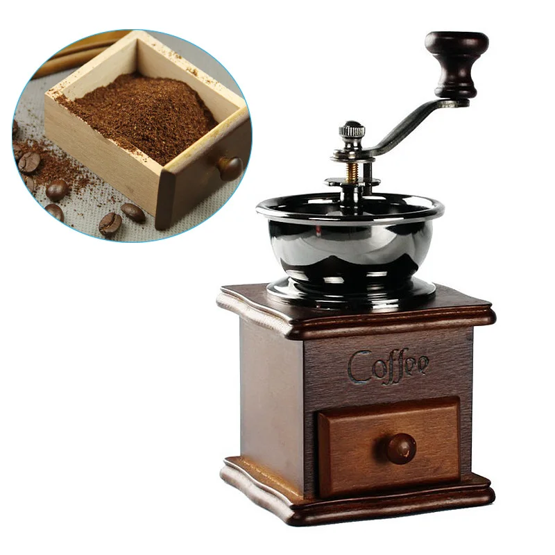Coffee Spice Grinder Hand Grinding Machine Handle Crank Roller Drive