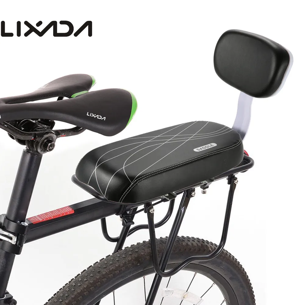 

Bicycle Back Seat Cycling Bike Bicycle MTB Bicycle Accessories Parts Bicicleta PU Leather Soft Cushion Rear Rack Children Seat